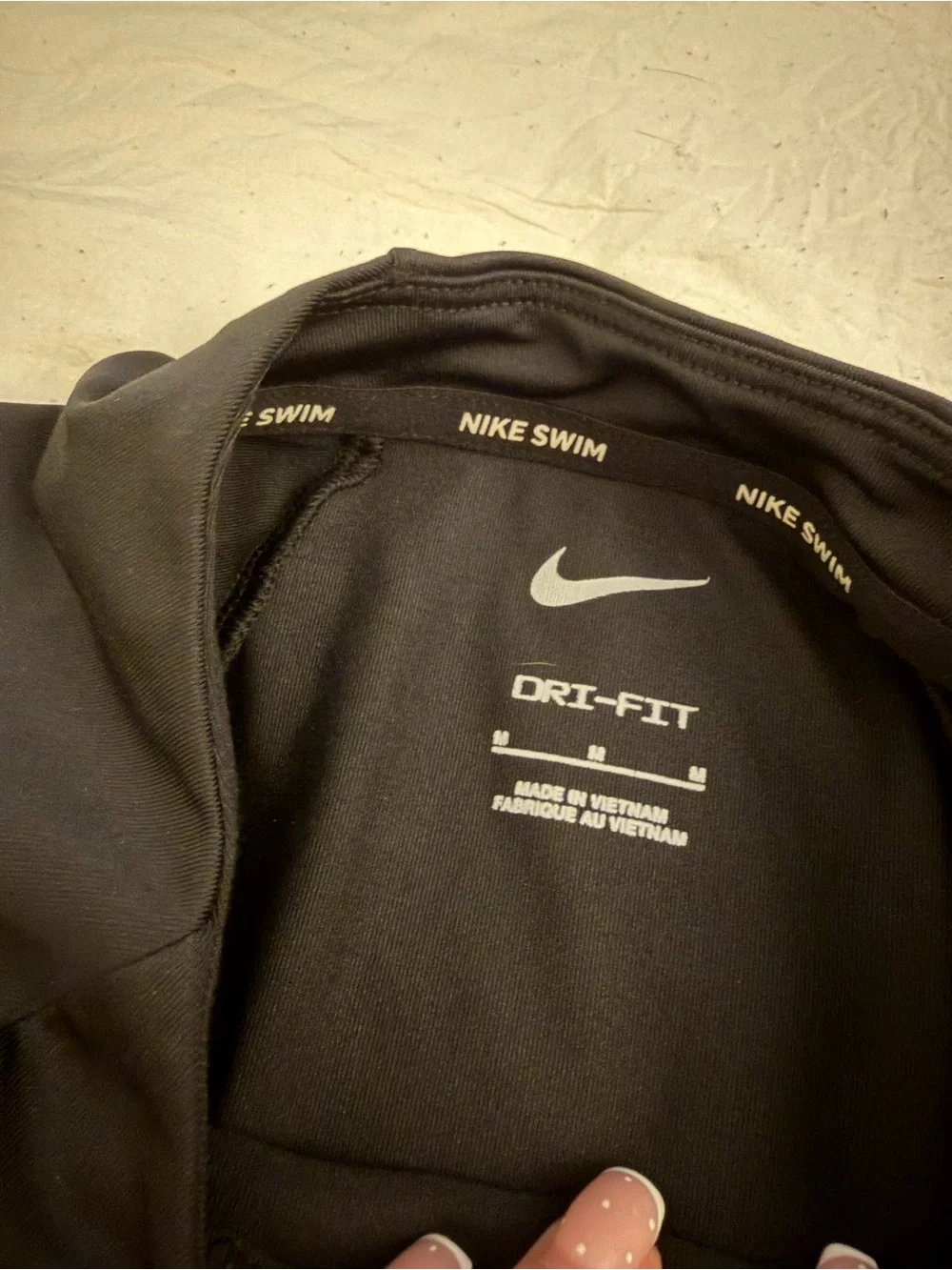 Nike Black Long Sleeve Top with Gray Pro Shorts and Black Cap